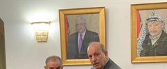 السفير الفلسطيني ، يستقبل نظيره السفير الجزائري